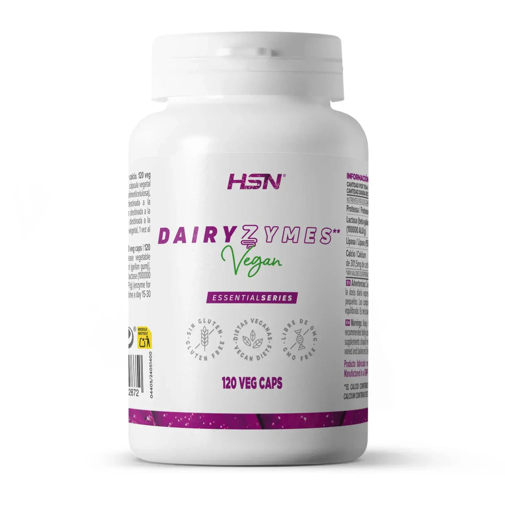 DAIRYZYMES (ENZYME BLEND) - 120 veg caps