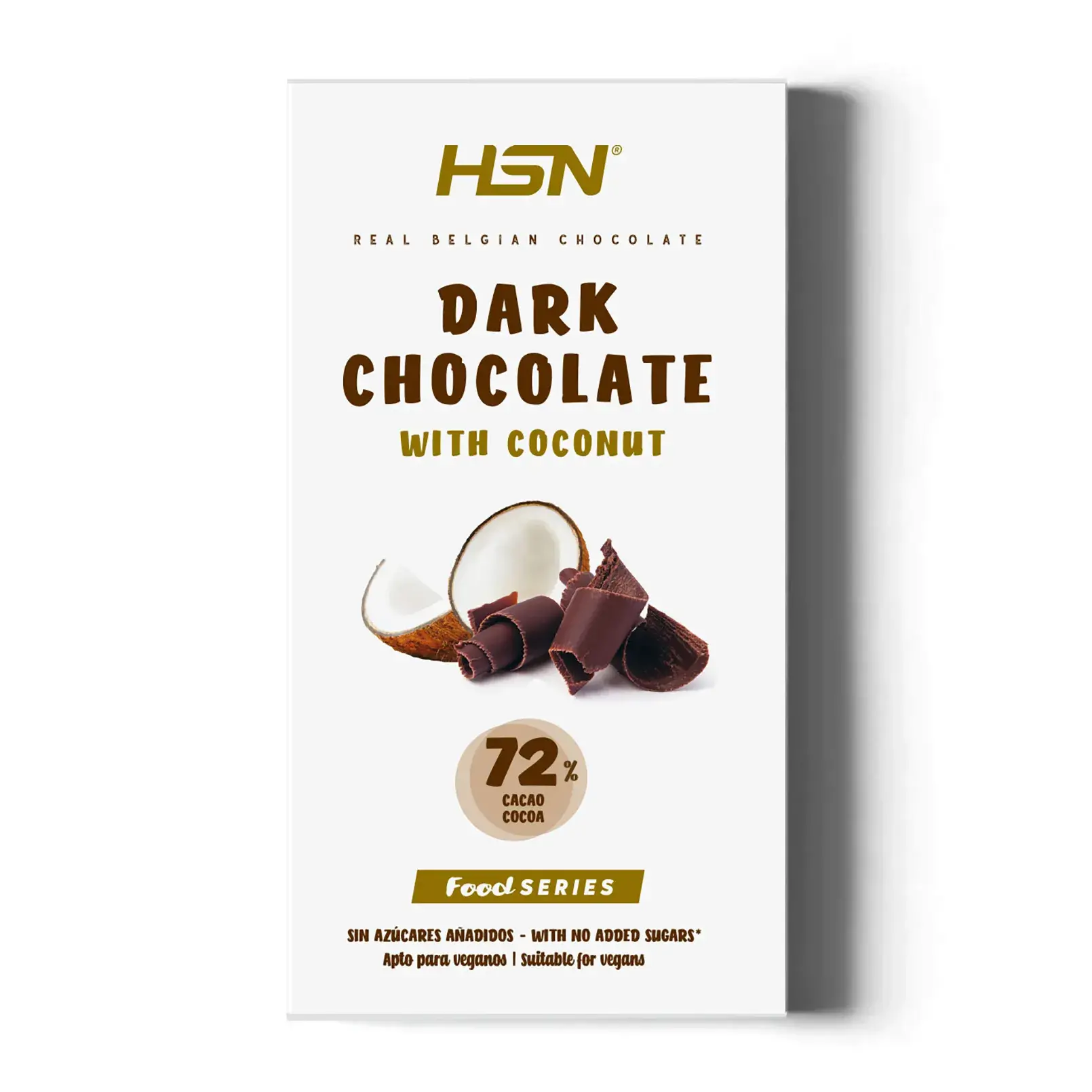 DARK CHOCO WITH COCONUT - SUGAR FREE - 100g