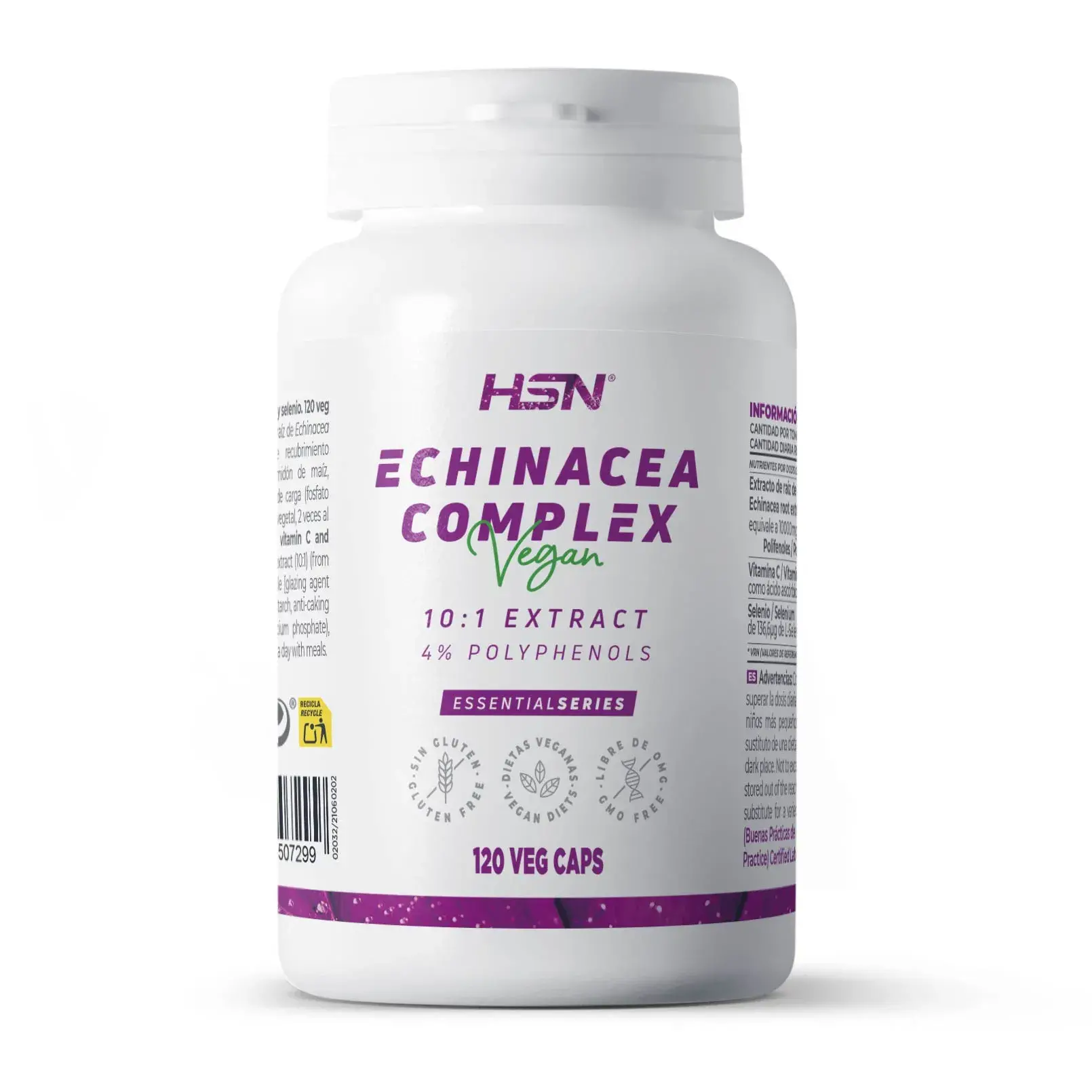 ECHINACEA EXTRACT COMPLEX (10:1) 500mg - 120 veg caps