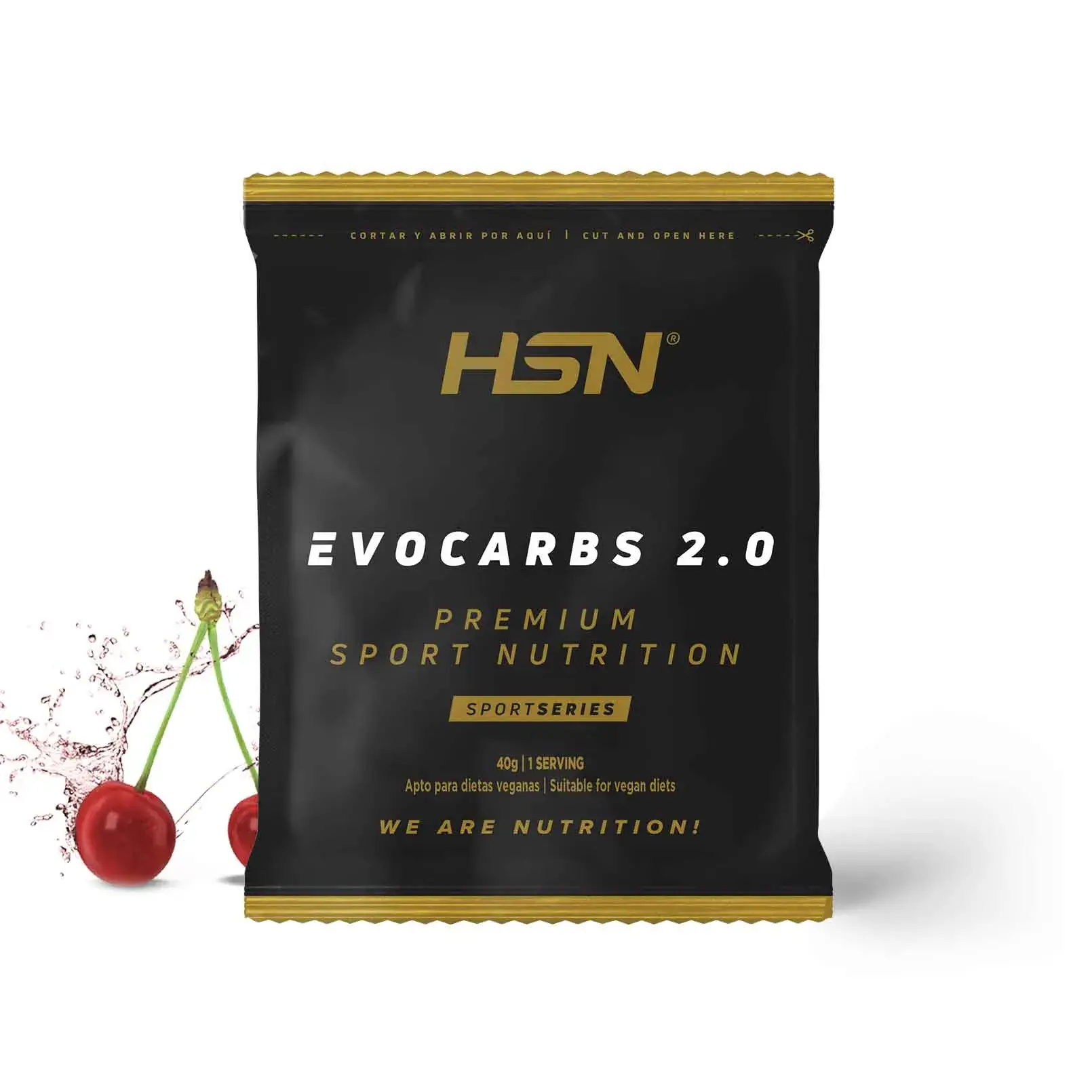 SINGLE SERVING EVOCARBS 2.0 40g CHERRY