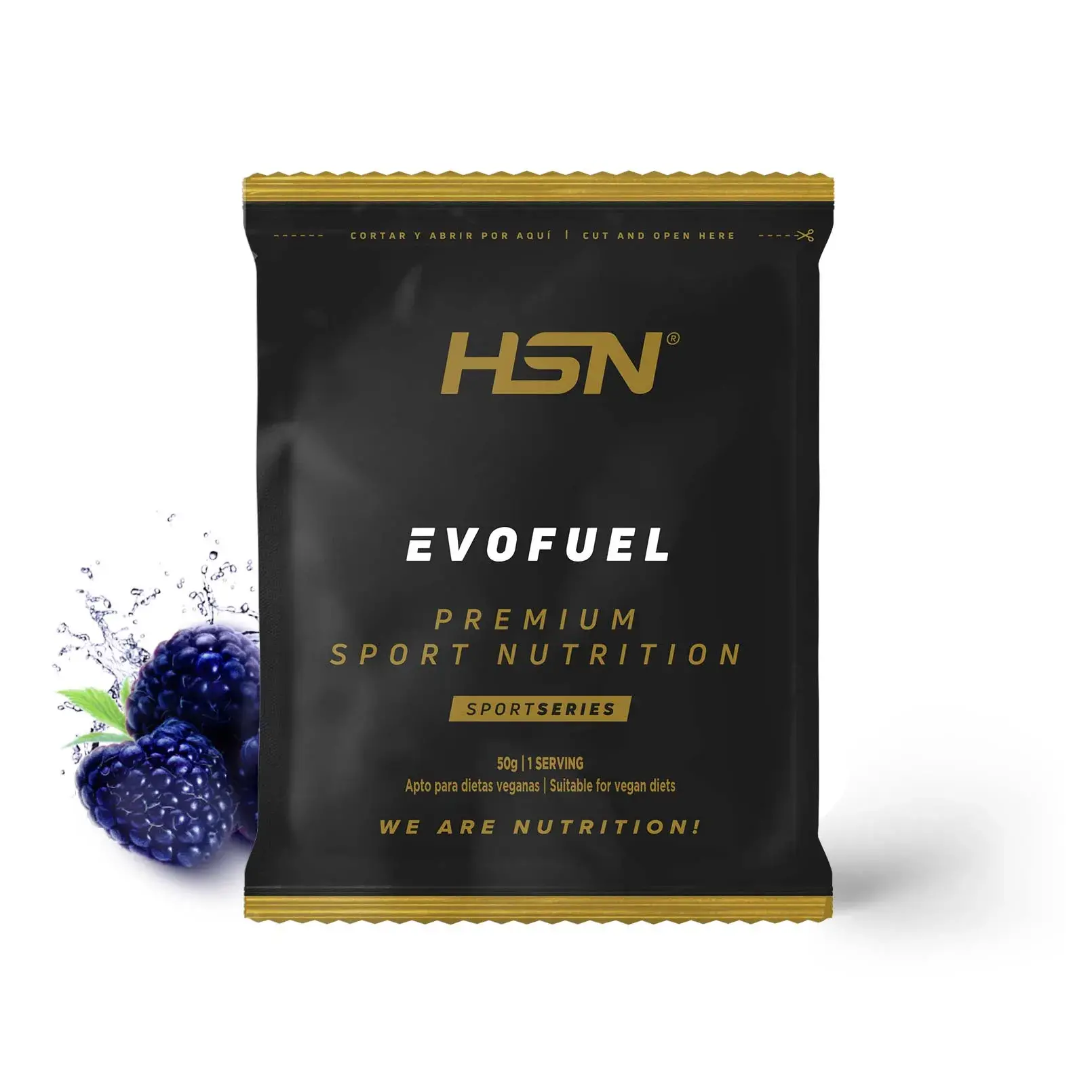 EVOFUEL SINGLE SERVING 50g BLUE RASPBERRY