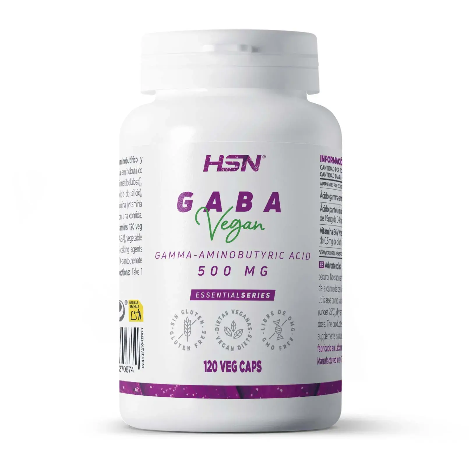 GABA 500mg - 120 veg caps