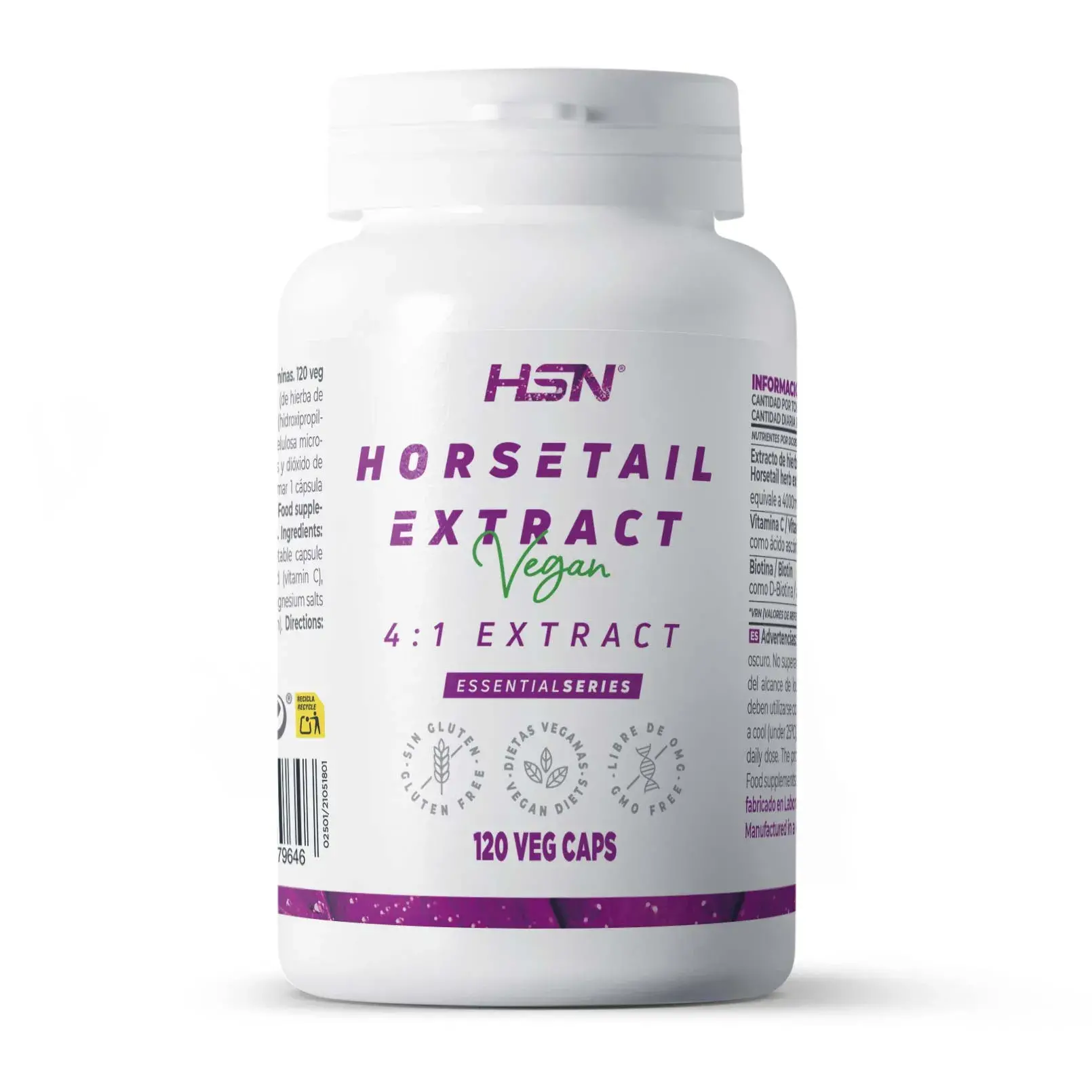 HORSETAIL EXTRACT (4:1) 500mg - 120 veg caps