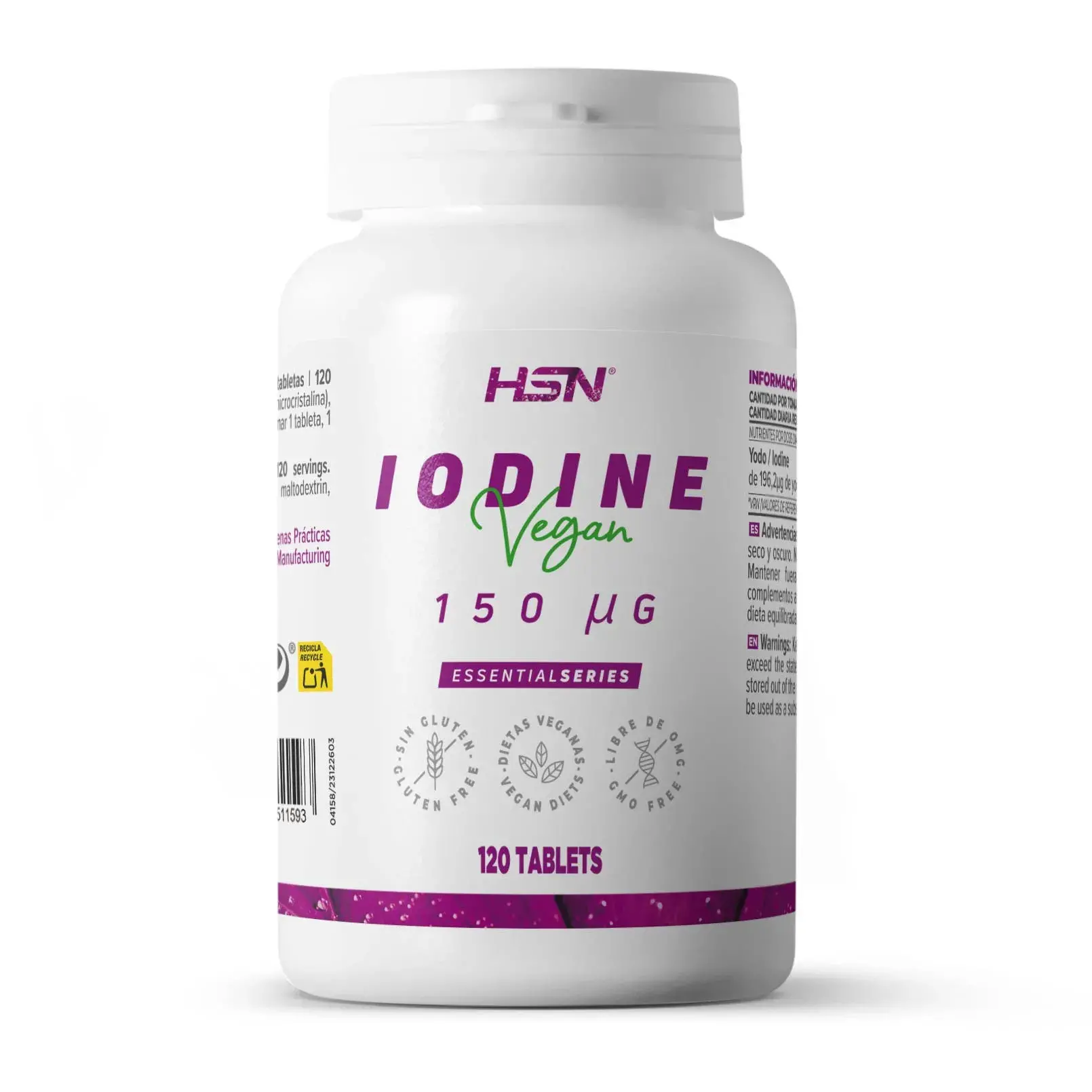 IODINE 150mcg - 120 tabs