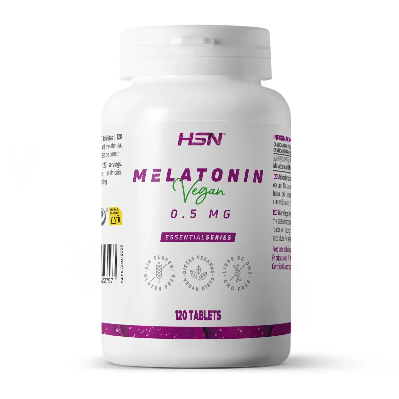 MELATONIN 0.5mg - 120 tabs