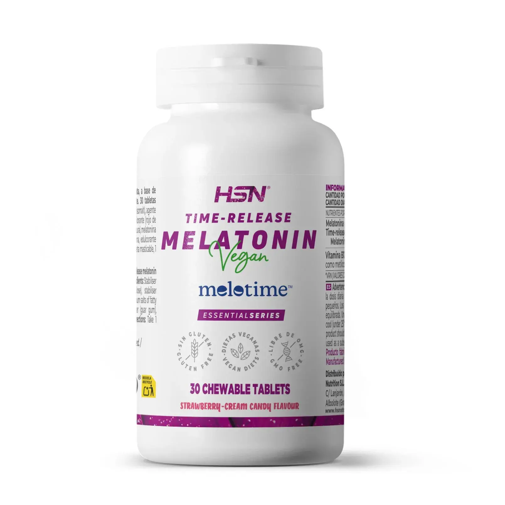 CHEWABLE TIME RELEASE MELATONIN (4.2mg Melotime™) - 30 chewable tablets