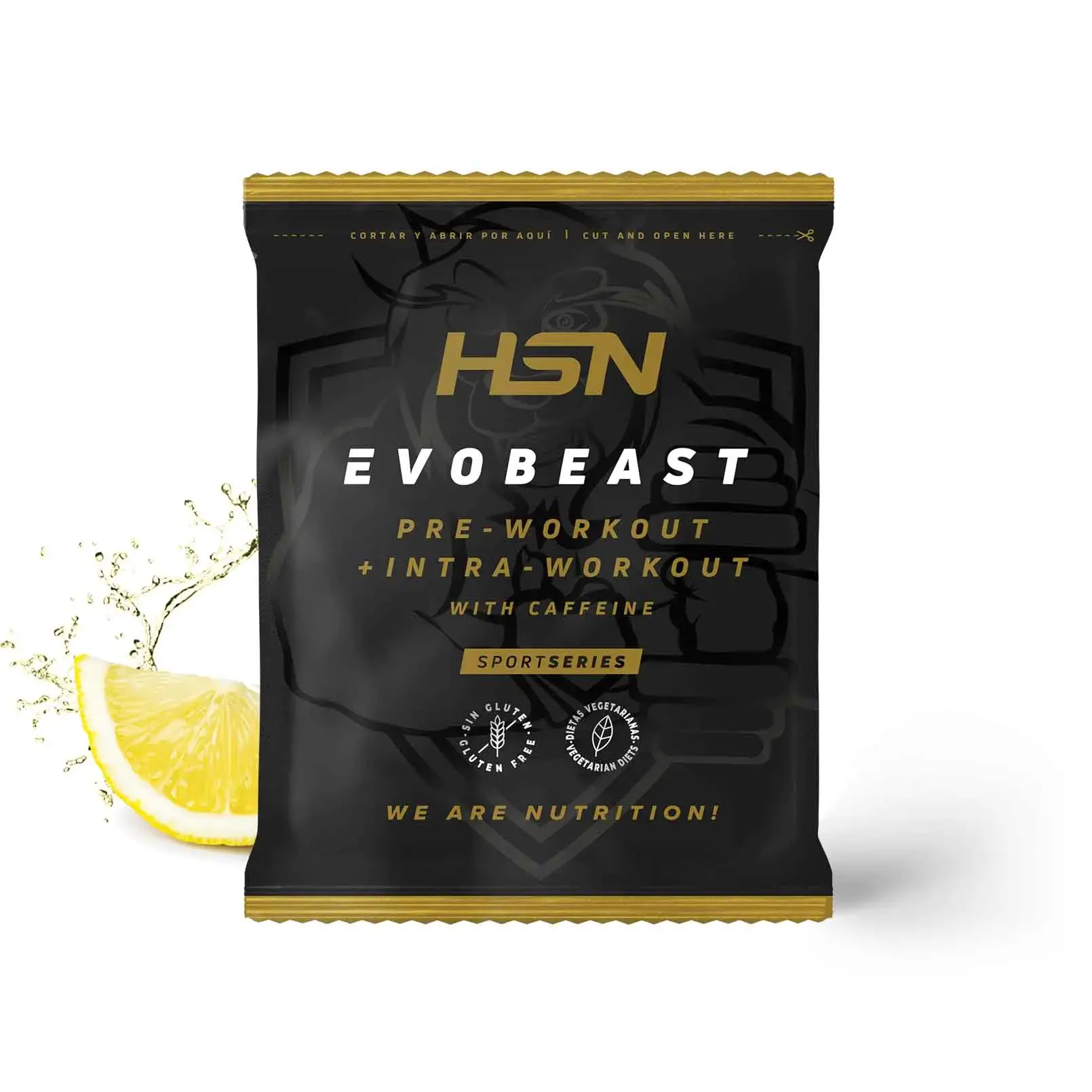 SINGLE SERVING EVOBEAST 50g LEMON