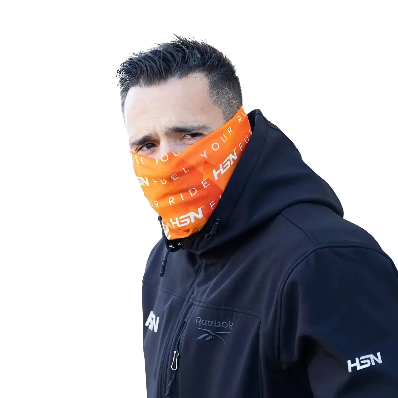 HSN BREATHABLE NECKWARMER ORANGE 'FUEL YOUR RIDE'