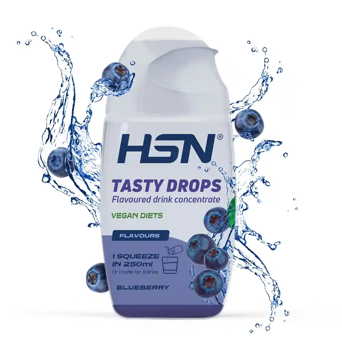 TASTY DROPS (CALORIE-FREE LIQUID FLAVOURING) 65ml BLUEBERRY