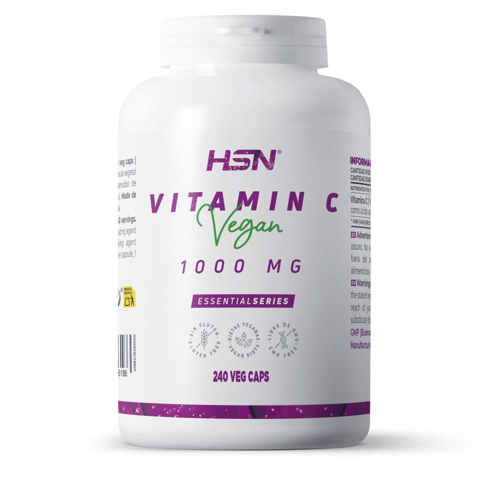 VITAMIN C 1000mg - 240 veg caps