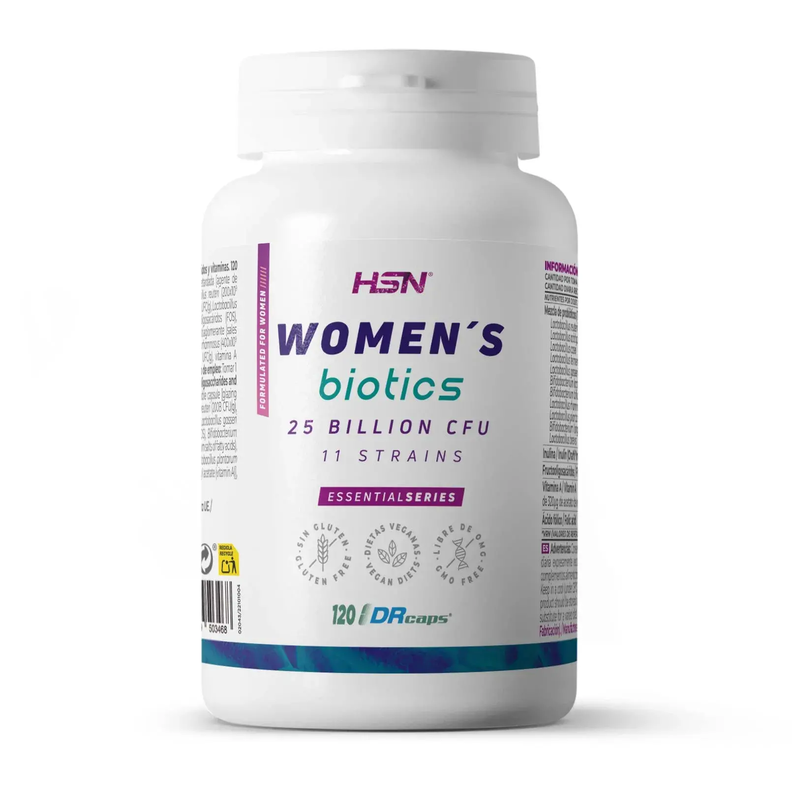 WOMEN'S BIOTICS (FERMENTS) 25B CFU 120 veg caps