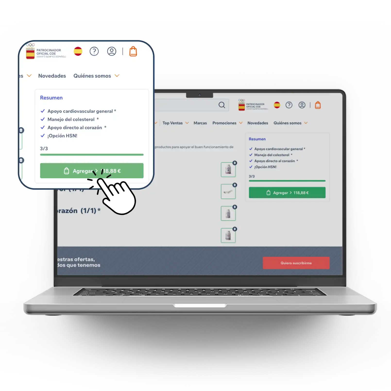 Step 3: make and buy your pack