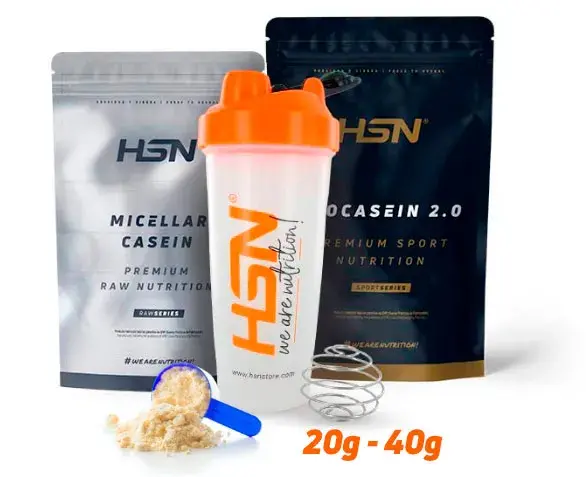 Amount of casein
